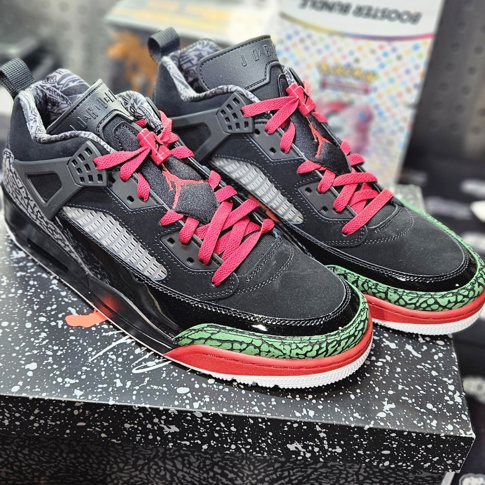 Jordan Spizike Low Blk/varsity Red/rouge 11.5 Men